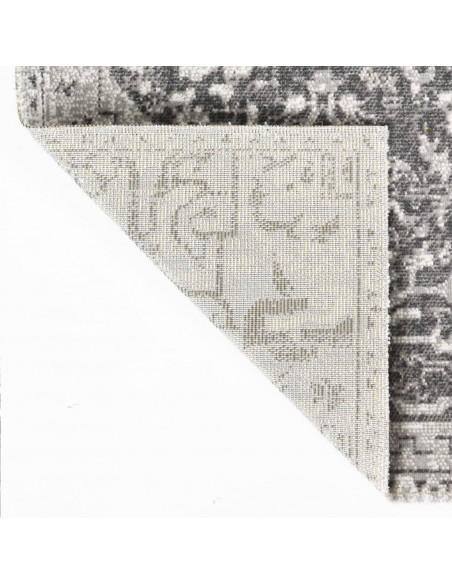Tappeto da Esterni a Tessitura Piatta 115x170 cm Grigio Chiaro