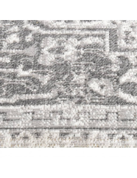 Tappeto da Esterni a Tessitura Piatta 115x170 cm Grigio Chiaro