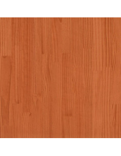 Giroletto senza Materasso Marrone Cera 140x200cm Massello Pino