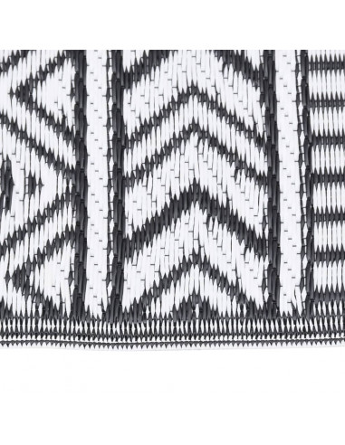 Tappeto da Esterni Nero 120x180 cm in PP