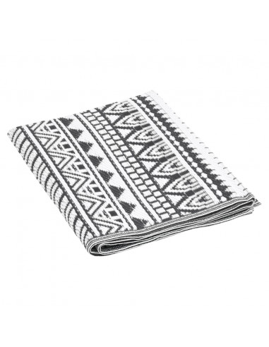 Tappeto da Esterni Nero 190x290 cm in PP