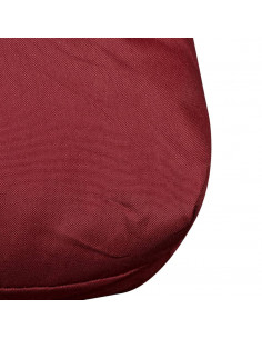 Cuscino di Appoggio Imbottito Rosso Vino 120 x 40 x 10 cm