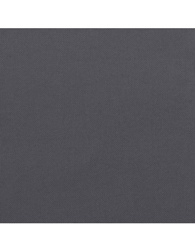 Cuscino per Panca Antracite 200x50x3 cm in Tessuto Oxford