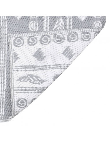 Tappeto da Esterno Grigio 190x290 cm in PP