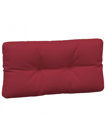 Cuscini per Pallet 5 pz Rosso Vino in Tessuto