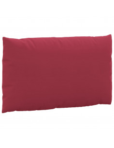 Cuscini per Pallet 2 pz Rosso Vino in Tessuto Oxford