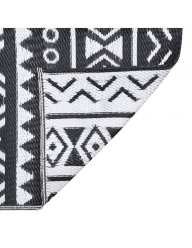 Tappeto da Esterni Nero 160x230 cm in PP