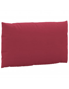 Cuscini per Pallet 3 pz Rosso Vino in Tessuto Oxford