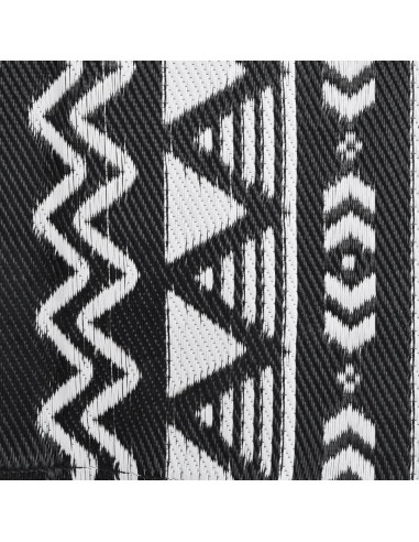 Tappeto da Esterni Nero 190x290 cm in PP