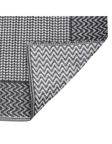 Tappeto da Esterni Nero 140x200 cm in PP