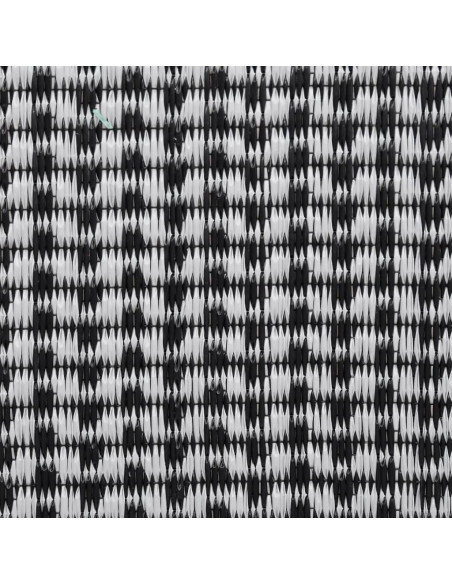 Tappeto da Esterni Nero 140x200 cm in PP