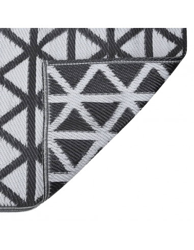 Tappeto da Esterni Nero 140x200 cm in PP