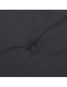 Cuscino per Sdraio Nero (75+105)x50x3 cm