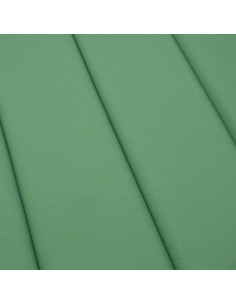 Cuscino per Lettino Verde 200x70x3 cm in Tessuto Oxford