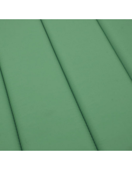 Cuscino per Lettino Verde 200x70x3 cm in Tessuto Oxford