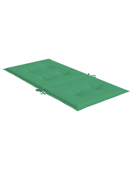 Cuscini per Sedia 6 pz Verdi 100x50x3 cm in Tessuto Oxford