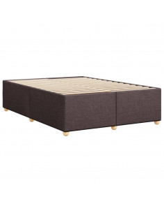 Giroletto senza Materasso Marrone Scuro 140x190 cm Tessuto