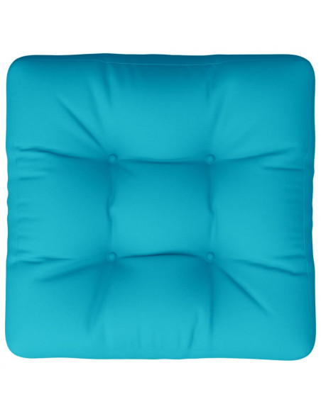 Cuscino per Pallet Turchese 60x60x12 cm Tessuto