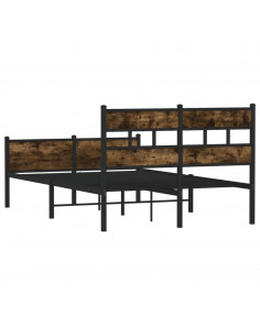 Giroletto senza Materasso Rovere Fumo 120x200 cm in Truciolato