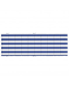 Cuscino per Lettino a Righe Bianche e Blu in Tessuto Oxford