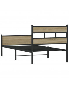 Giroletto senza Materasso Rovere Sonoma 100x200cm in Truciolato