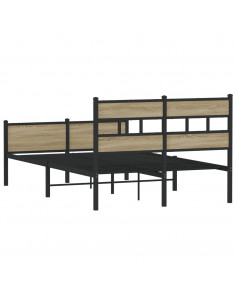 Giroletto senza Materasso Rovere Sonoma 120x190cm in Truciolato