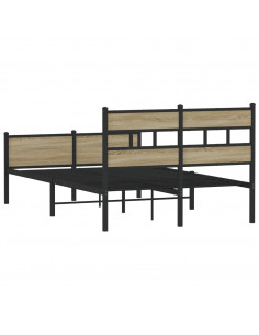 Giroletto senza Materasso Rovere Sonoma 120x200cm in Truciolato