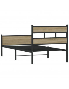 Giroletto senza Materasso Rovere Sonoma 80x200 cm in Truciolato