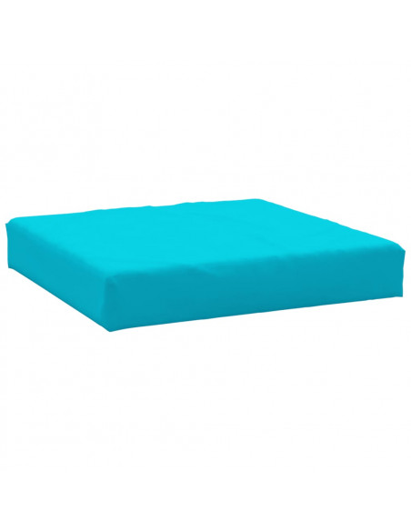 Cuscini per Pallet 2 pz Turchese in Tessuto Oxford