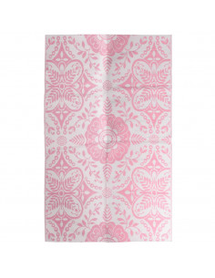 Tappeto da Esterni Rosa 190x290 cm in PP