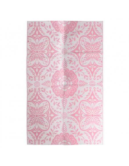 Tappeto da Esterni Rosa 190x290 cm in PP
