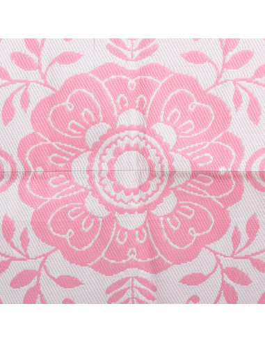Tappeto da Esterni Rosa 190x290 cm in PP