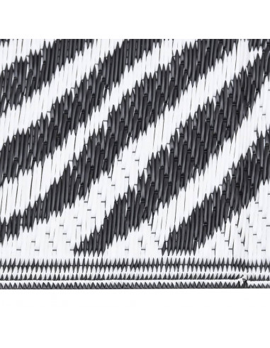 Tappeto da Esterni Nero 140x200 cm in PP