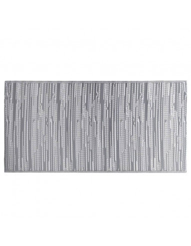 Tappeto da Esterni Grigio 80x150 cm in PP