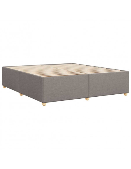 Giroletto senza Materasso Tortora 200x200 cm in Tessuto