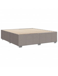 Giroletto senza Materasso Tortora 200x200 cm in Tessuto