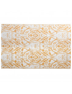 Tappeto da Esterni Arancione e Bianco 190x290 cm in PP 2