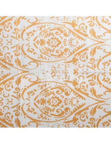 Tappeto da Esterni Arancione e Bianco 190x290 cm in PP