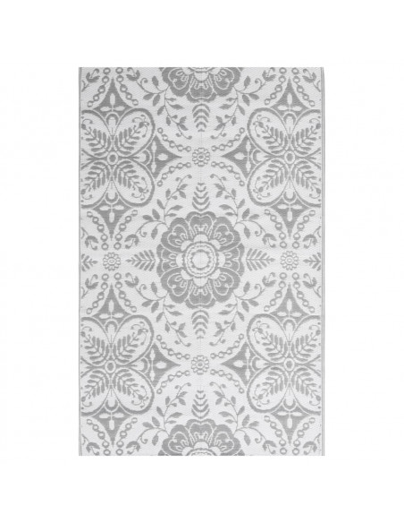 Tappeto da Esterno Grigio Chiaro 140x200 cm in PP
