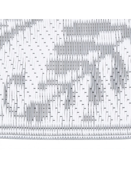 Tappeto da Esterno Grigio Chiaro 140x200 cm in PP