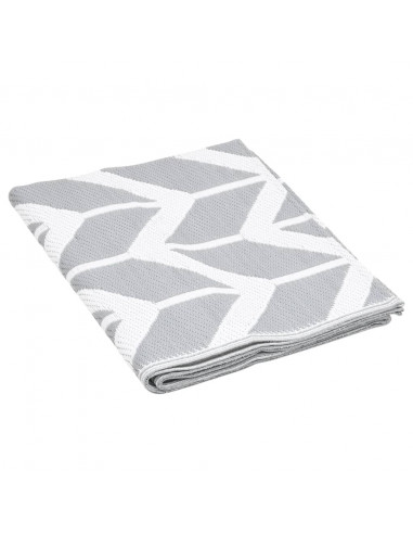 Tappeto da Esterno Grigio 160x230 cm in PP