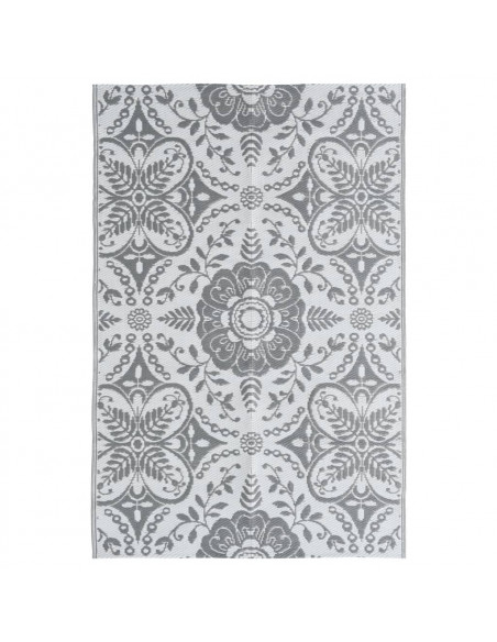 Tappeto da Esterni Grigio Chiaro 120x180 cm in PP