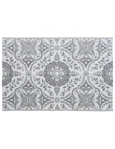 Tappeto da Esterni Grigio Chiaro 120x180 cm in PP