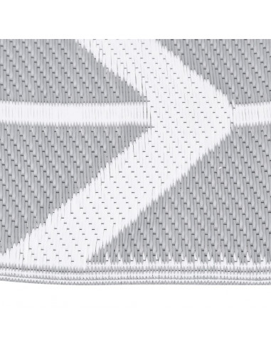 Tappeto da Esterno Grigio 190x290 cm in PP