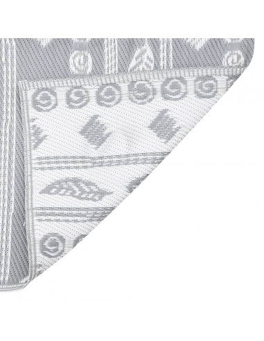 Tappeto da Esterno Grigio 140x200 cm in PP