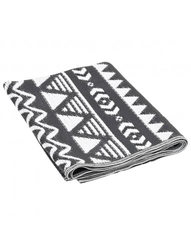 Tappeto da Esterni Nero 140x200 cm in PP