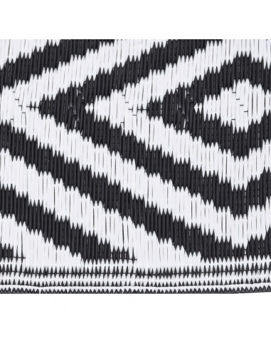 Tappeto da Esterni Nero 140x200 cm in PP