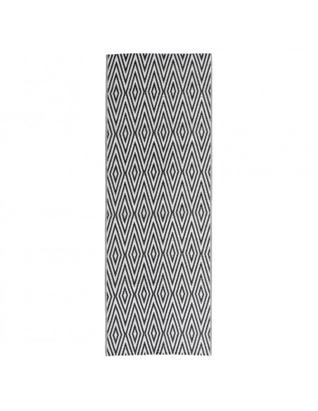 Tappeto per Esterno Nero 80x250 cm in PP