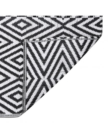 Tappeto per Esterno Nero 80x250 cm in PP