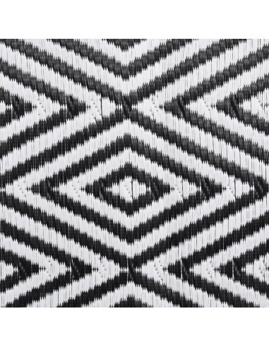 Tappeto per Esterno Nero 80x250 cm in PP